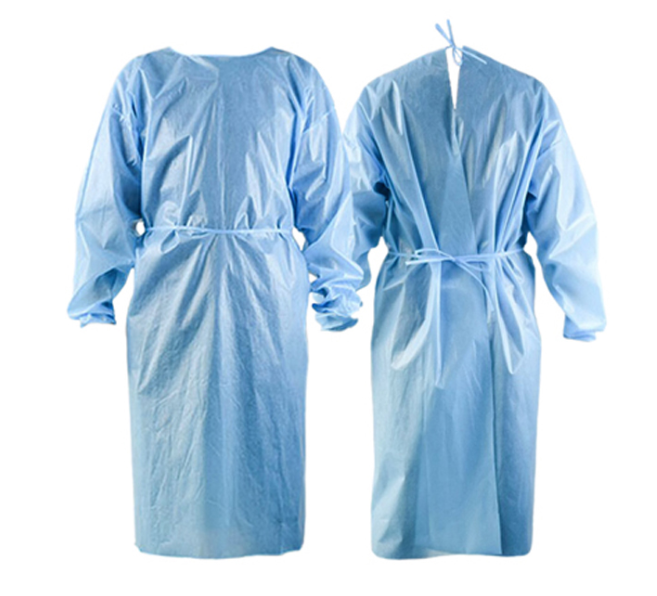 Lab Gown (Blue) - QV Medical Supplies