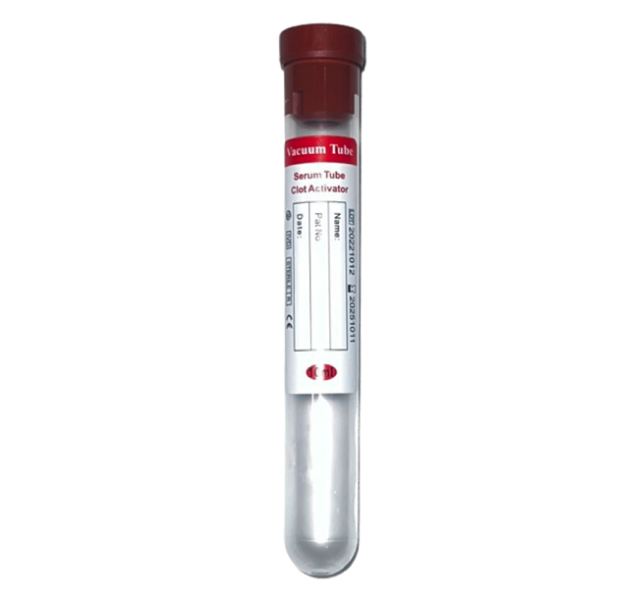 RUBBER RED TOP 10ML (PLASTIC) SERUM TUBE CLOT ACTIVATOR - QV Medical Supplies